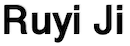 Ruyi Ji's Home Page